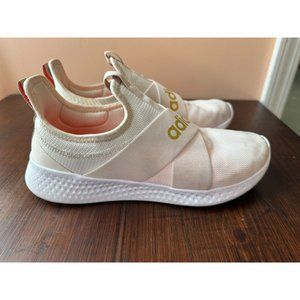 Adidas Womens Puremotion Adapt Size 9 white Gold